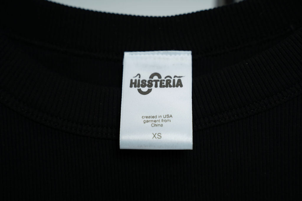 Women's Organic Rib Tank with I'm a DnB Snob Embroidery