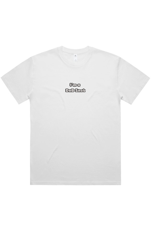 Oversized T-Shirt with I'm a DnB Snob Embroidery